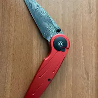 Ніж складаний туристичний Civivi Starflare, (8.4 см) Damascus / Aluminum червоний — Photo 42