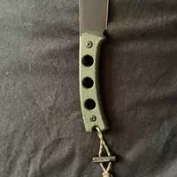 Нож фиксированный туристический Sencut Waxahachie, (9.4 см) 9Cr18MoV / G10 светло-зеленый — Photo 4