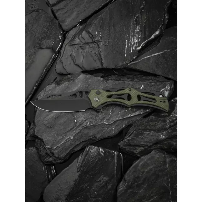 Ніж складаний туристичний Civivi Biophase, (8.9 см) Nitro-V / Aluminum &amp; G10 чорно-зелений — Photo 16
