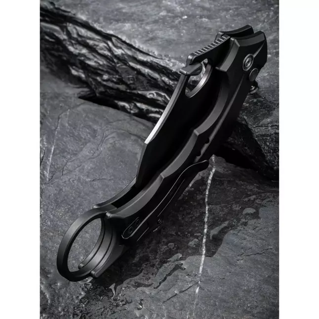 Ніж складаний кишеньковий Civivi Incisor II, (5.1 см) Nitro-V / Aluminum чорний — Photo 13