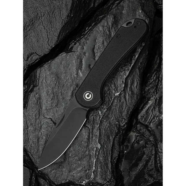 Ніж складаний кишеньковий Civivi Elementum Slip Joint, (7.5 см) 14C28N / G10 чорний — Photo 9