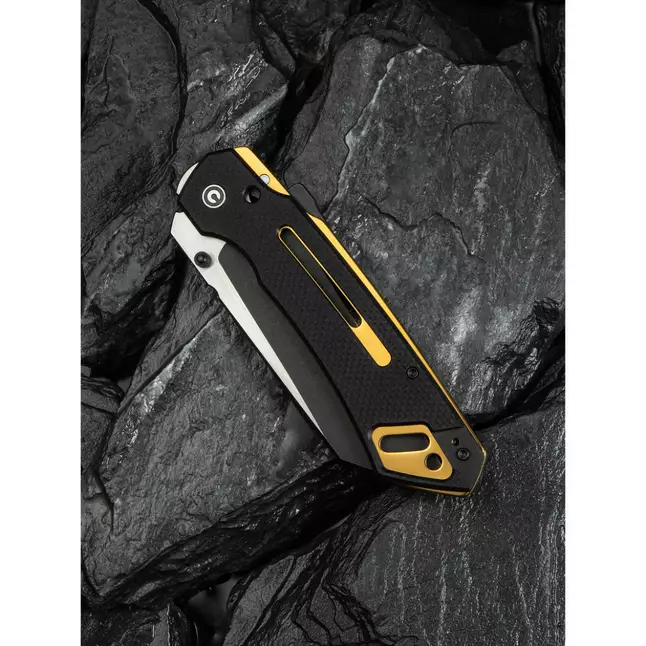 Ніж складаний тактичний Civivi Buster FG, (10.7 см) Nitro-V / G10 чорно-золотий — Photo 12