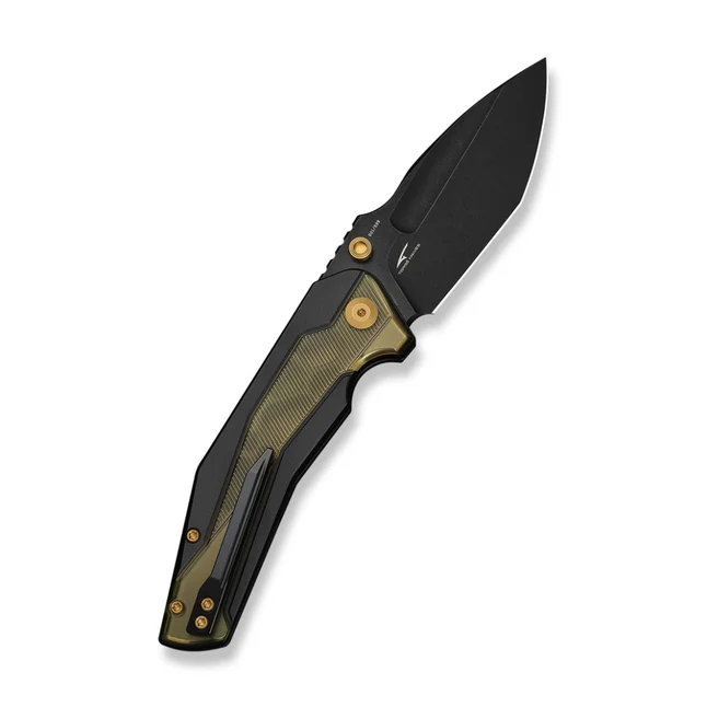 Ніж складаний туристичний Civivi Wellmax (9.1 см) 14C28N / Aluminum чорний/жовтий — Photo 1