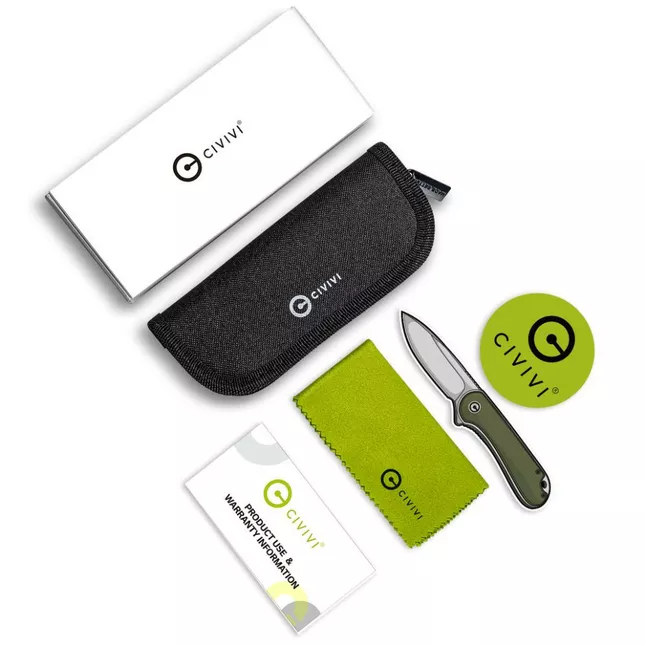 Ніж складаний кишеньковий Civivi Incisor II, (5.1 см) Nitro-V / Aluminum чорний — Photo 7