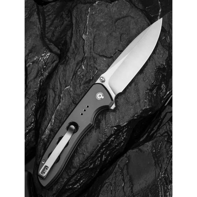 Ніж складаний туристичний Civivi Hyperpulse, (8.9 см) 14C28N / Aluminum сірий — Photo 10