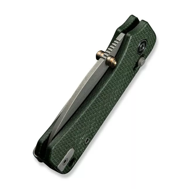 Ніж складаний кишеньковий Civivi Baby Banter 2, (5.9 см) Nitro-V / Micarta темно-зелений — Photo 6