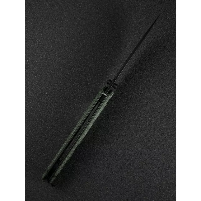 Ніж складаний туристичний Sencut Praktisk, (9.1 см) 9Cr18MoV / Micarta темно-зелений — Photo 13