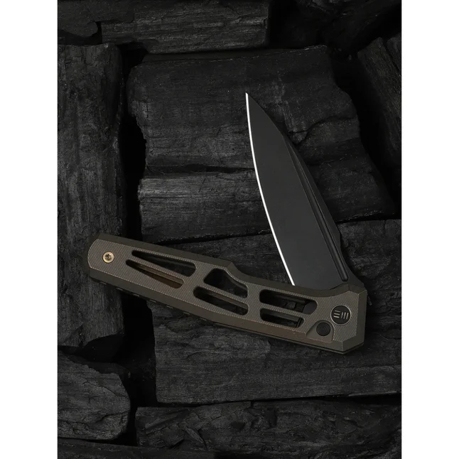Ніж складаний туристичний Weknife Dressytak (8.6 см) Bohler M390 / Titanium бронзовий — Photo 9