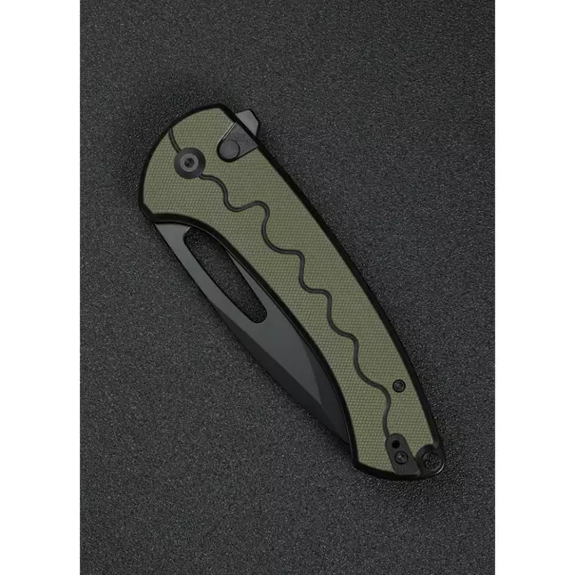 Нож складной туристический Sencut Squiggy, (9.9 см) 9Cr18MoV / G10 черно-зеленый — Photo 10