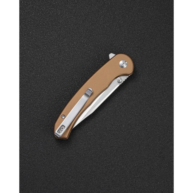 Нож складной туристический Sencut Ingot (8.2 см) D2 / Aluminum коричневый — Photo 8