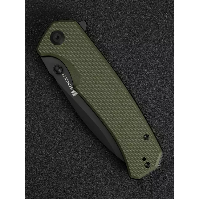 Ніж складаний туристичний Sencut Skarnax, (9.6 см) 9Cr18MoV / G10 темно-зелений — Photo 10