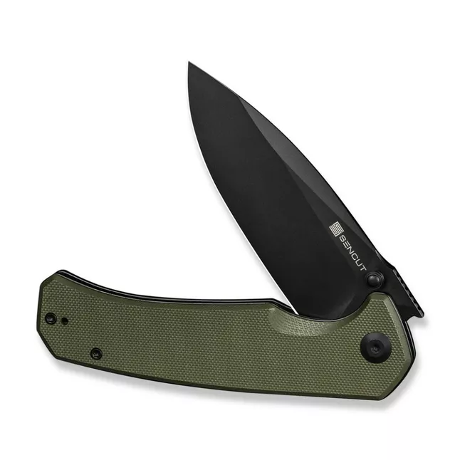 Ніж складаний туристичний Sencut Skarnax, (9.6 см) 9Cr18MoV / G10 темно-зелений — Photo 2