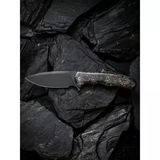 Ніж складаний туристичний Civivi Praxis, (9.5 см) 9Cr18MoV / Carbon Fiber &amp; Resin — Photo 15