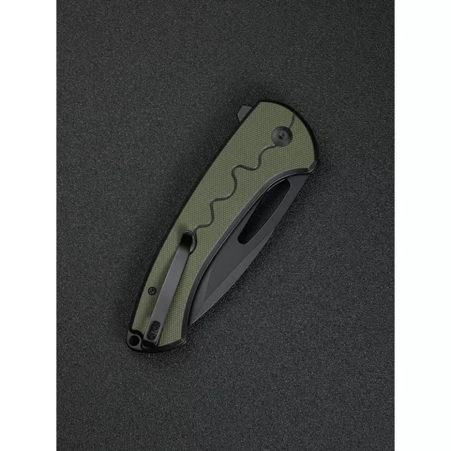 Нож складной туристический Sencut Squiggy, (9.9 см) 9Cr18MoV / G10 черно-зеленый — Photo 11