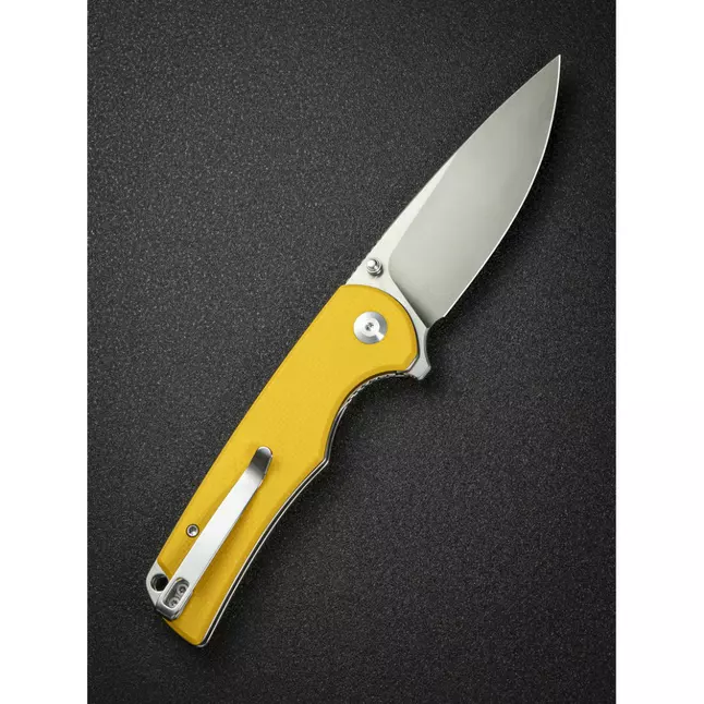 Ніж складаний туристичний Sencut Praktisk, (9.1 см) 9Cr18MoV / G10 жовтий — Photo 9