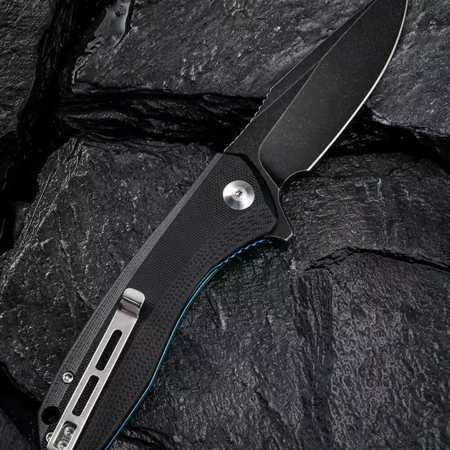 Ніж складаний туристичний Civivi Baklash, (8.9 см) 9Cr18MoV / G10 чорний — Photo 1