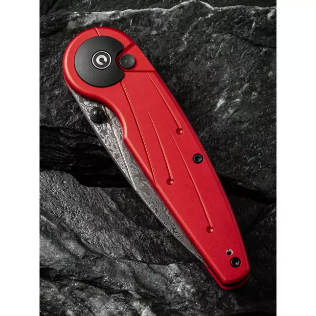Ніж складаний туристичний Civivi Starflare, (8.4 см) Damascus / Aluminum червоний — Photo 12