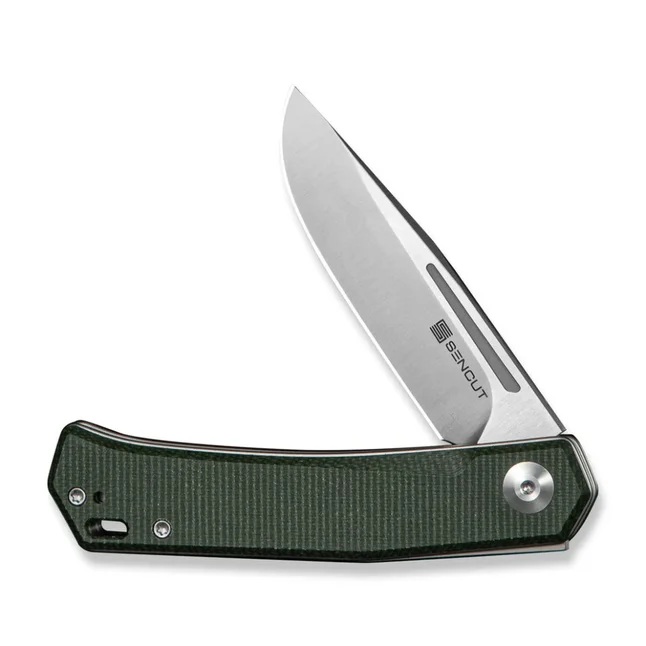 Ніж складаний кишеньковий Sencut Braxx, (7.93 см) D2 / Canvas Micarta зелений — Photo 2