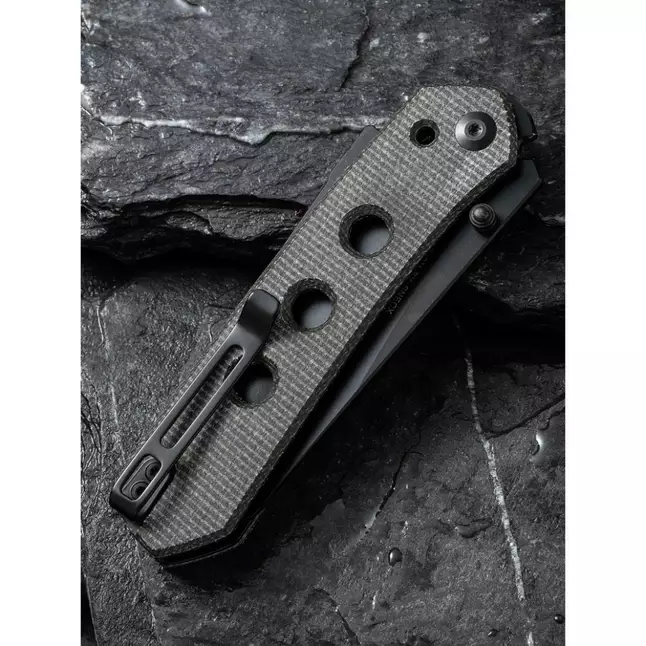 Ніж складаний туристичний Civivi Vision FG, (8.9 см) Nitro-V / Micarta темно-сірий — Photo 13