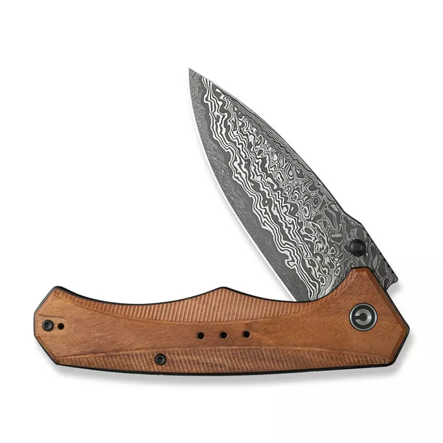 Ніж складаний туристичний Civivi Photonix, (9.4 см) Damascus / Guibourtia Wood — Photo 2