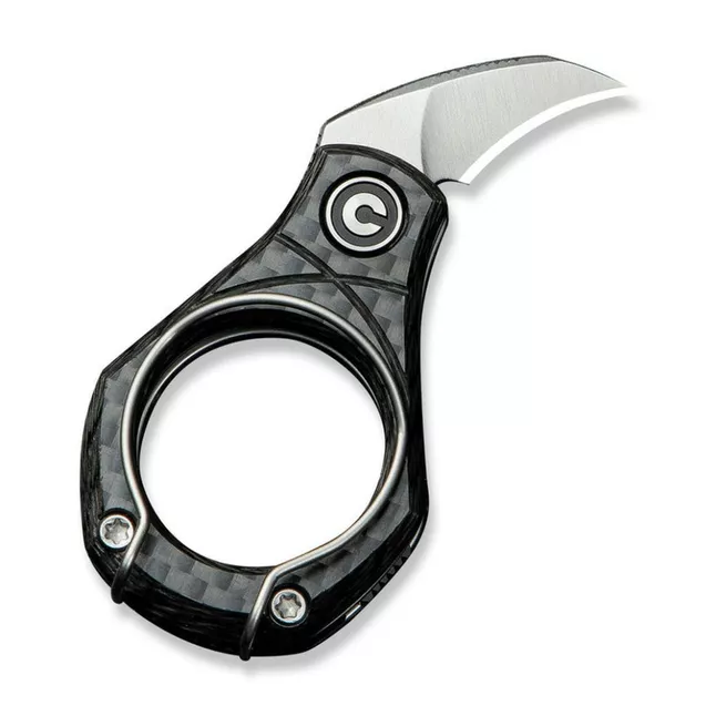 Ніж складаний кишеньковий Civivi Pyrus, (1.6 см) 14C28N / Carbon Fiber темно-сірий — Photo 1