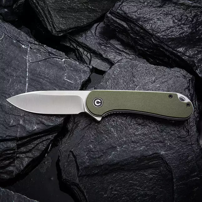 Нож складной карманный Civivi Elementum, (7.5 см) D2 / G10 оливковый — Photo 7