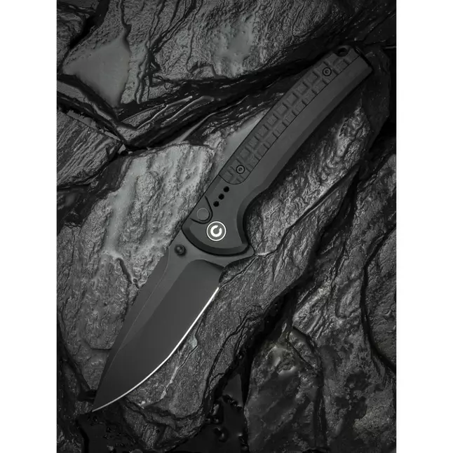 Ніж складаний туристичний Civivi Sentinel Strike II, (9.4 см) Nitro-V / Aluminum &amp; FRN чорний — Photo 9