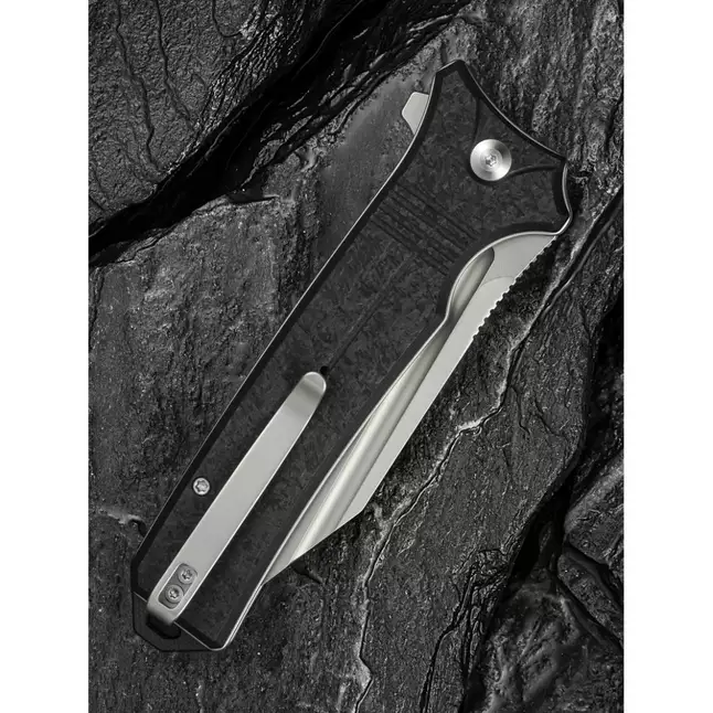 Ніж складаний туристичний Civivi Neurohaptic, (9.5 см) Nitro-V / G10 чорний — Photo 13