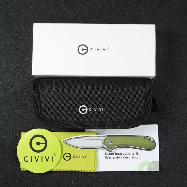 Ніж складаний туристичний Civivi Banneret, (8.8 см) Nitro-V / Stainless &amp; Micarta чорний — Photo 16