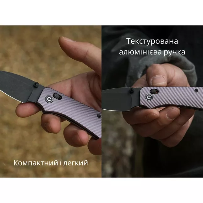 Ніж складаний кишеньковий Civivi Baby Banter 2, (5.9 см) Nitro-V / Aluminum фіолетовий — Photo 10