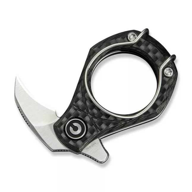 Ніж складаний кишеньковий Civivi Pyrus, (1.6 см) 14C28N / Carbon Fiber темно-сірий — Photo 3