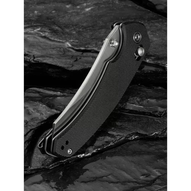 Ніж складаний туристичний Civivi Sixgill, (8.7 см) Nitro-V / G10 чорний — Photo 14