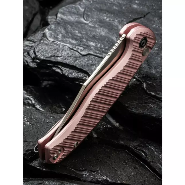Ніж складаний туристичний Civivi Stormhowl, (8.4 см) Nitro-V / Aluminum рожевий — Photo 14