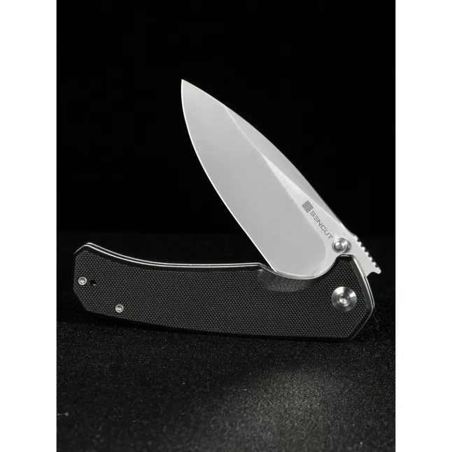 Ніж складаний туристичний Sencut Skarnax, (9.6 см) 9Cr18MoV / G10 чорний — Photo 9