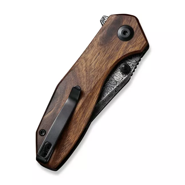 Ніж складаний кишеньковий Civivi ODD 22, (7.5 см) Damascus / Guibourtia Wood — Photo 4
