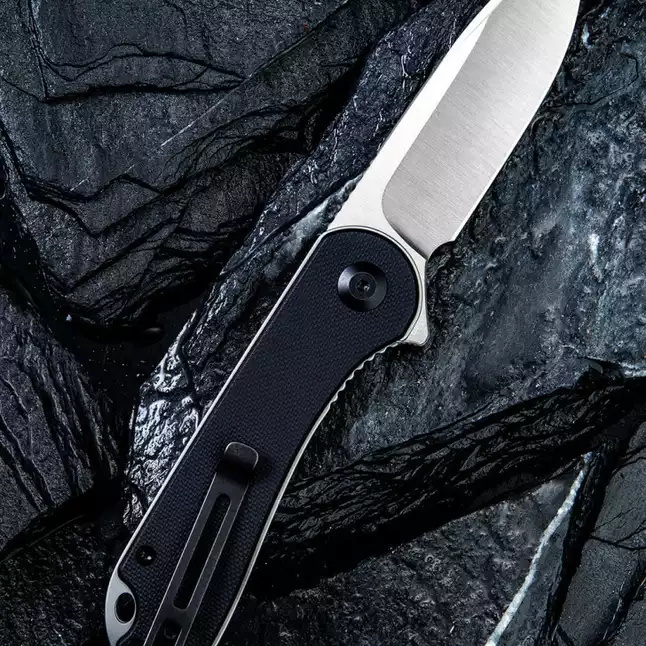 Нож складной карманный Civivi Elementum, (7.5 см) D2 / G10 черный — Photo 1