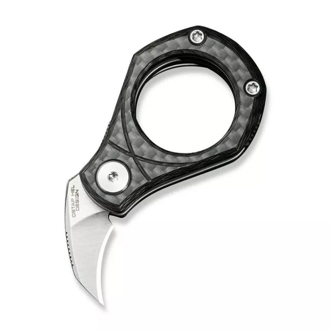 Ніж складаний кишеньковий Civivi Pyrus, (1.6 см) 14C28N / Carbon Fiber темно-сірий