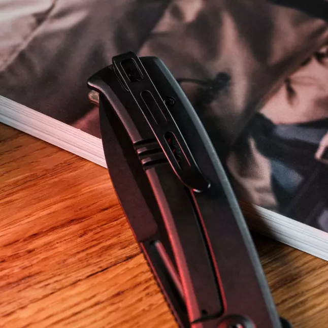 Нож складной туристический Civivi Cetos, (8.8 см) 14C28N / Micarta &amp; Stainless коричневый — Photo 13