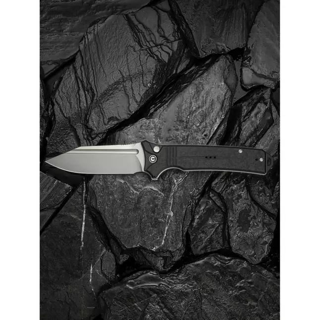 Ніж складаний туристичний Civivi Neurohaptic, (9.5 см) Nitro-V / G10 чорний — Photo 16