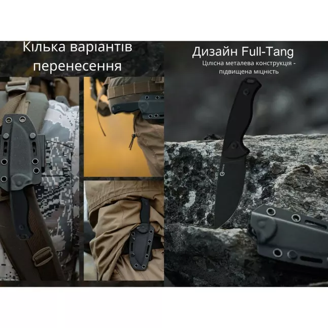 Ніж фіксований тактичний Civivi Timberbark, (8.1 см) 14C28N / G10 чорний — Photo 10