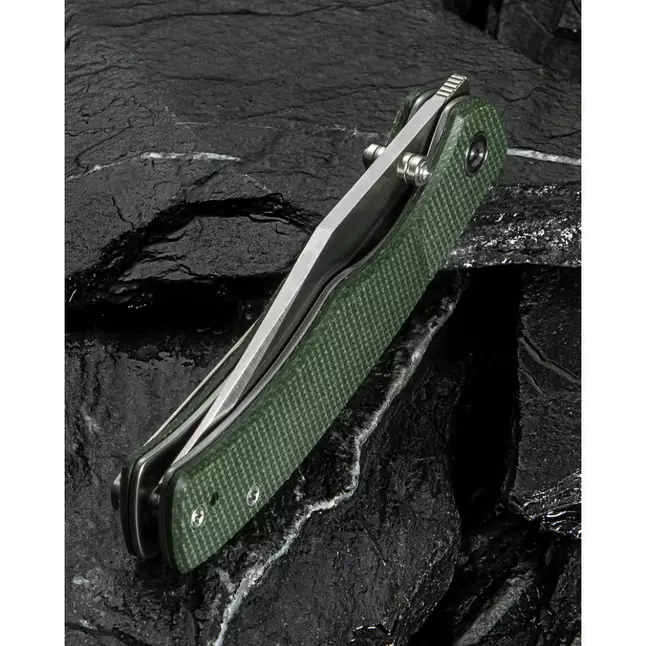 Ніж складаний кишеньковий Civivi Clingman, (7.6 см) Nitro-V / Micarta темно-зелений — Photo 14