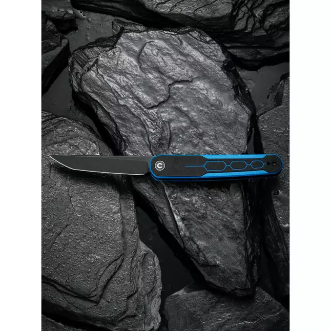 Ніж складаний кишеньковий Civivi KwaiQ , (7.6 см) Nitro-V / G10 чорно-синій — Photo 16