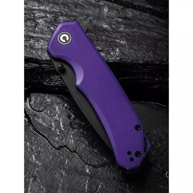 Ніж складаний туристичний Civivi Brazen, (8.8 см) D2 / G10 фіолетовий — Photo 11