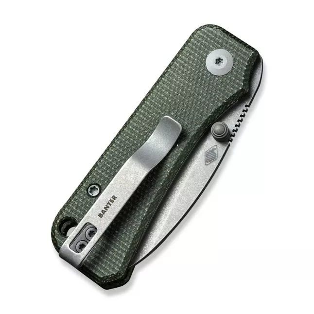 Ніж складаний кишеньковий Civivi Baby Banter, (5.9 см) Nitro-V / Micarta зелений — Photo 5