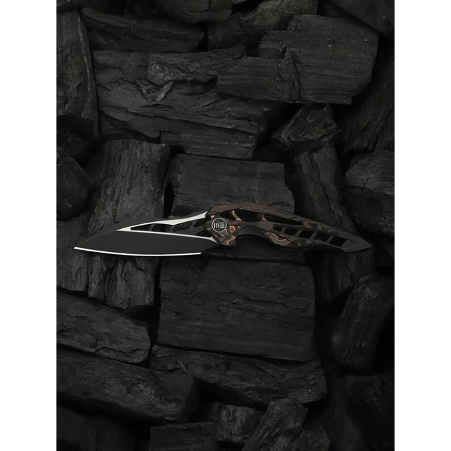 Нож складной туристический Weknife Arrakis (8.8 см) Vanax / Titanium черный — Photo 8