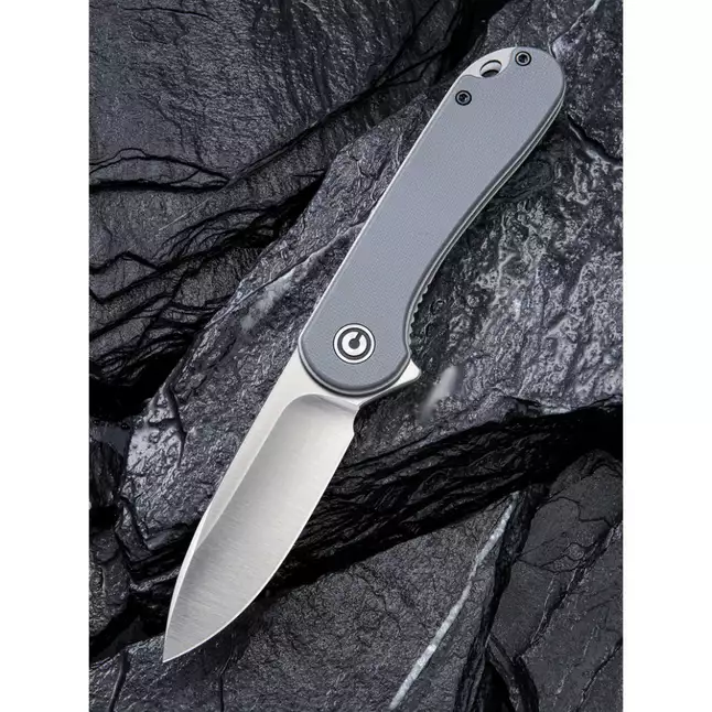 Ніж складаний кишеньковий Civivi Elementum, (7.5 см) D2 / G10 сірий — Photo 7