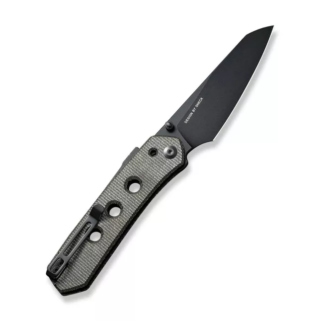 Ніж складаний туристичний Civivi Vision FG, (8.9 см) Nitro-V / Micarta темно-сірий — Photo 1