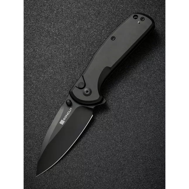 Ніж складаний кишеньковий Sencut ArcBlast, (7.6 см) 9Cr18MoV / Aluminum чорний — Photo 7