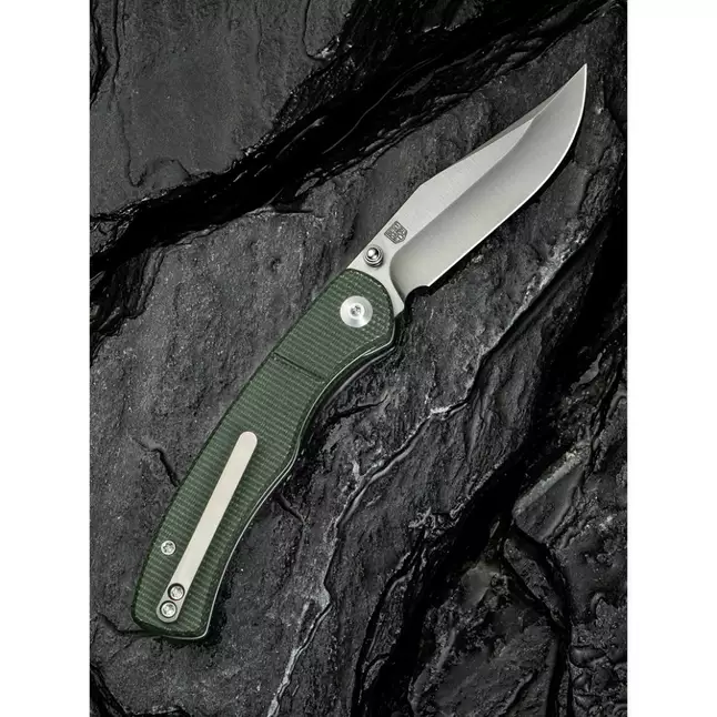 Ніж складаний кишеньковий Civivi Clingman, (7.6 см) Nitro-V / Micarta темно-зелений — Photo 10