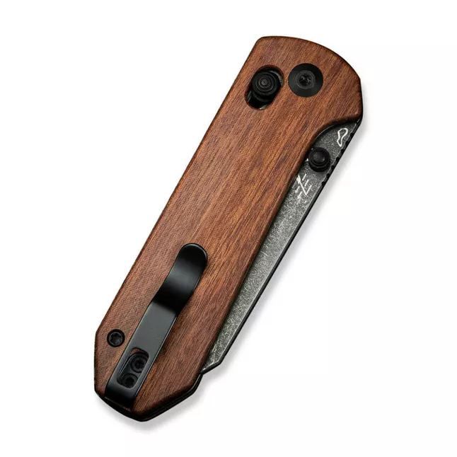 Ніж складаний кишеньковий Civivi Yonder, (7.3 см) Damascus / Guibourtia Wood — Photo 5